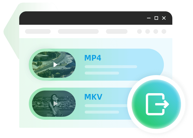 mp4/mkv files