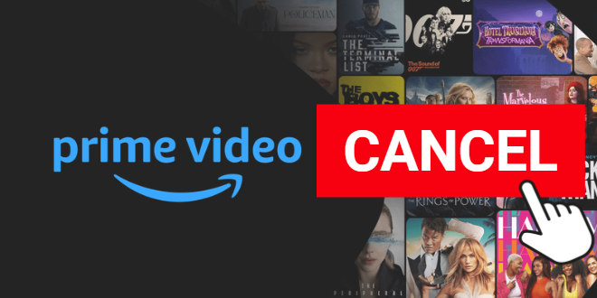 How to Cancel Amazon Prime Video