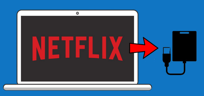 transfer Netflix videos on external hard drive
