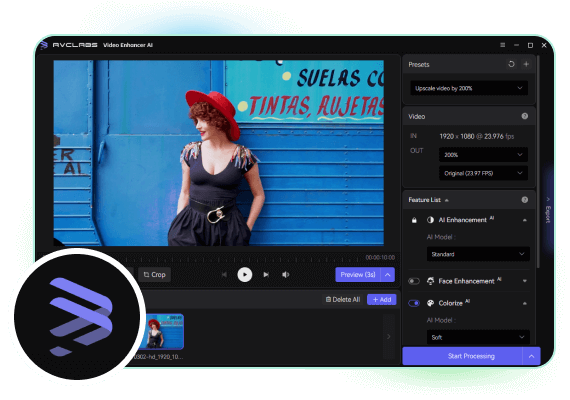 AVCLabs Video Enhancer AI