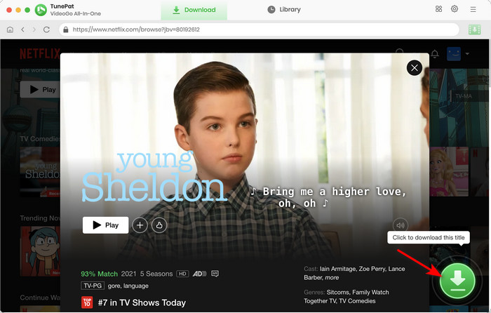 search netflix video
