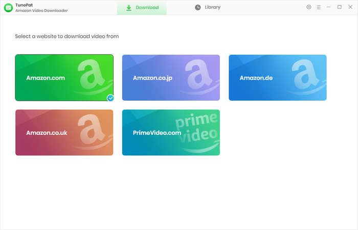 select an amazon entrance