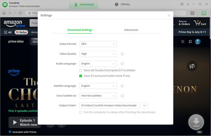 general settings