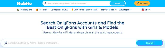 onlyfans search engine : hubite