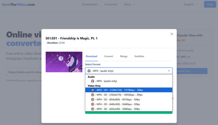 online tubi tv downloader: savethevideo