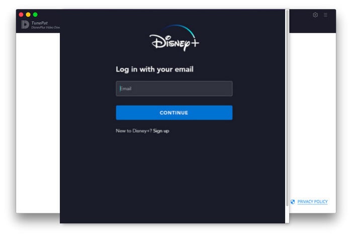 sign in to Disney Plus on TunePat