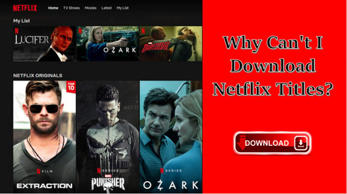 cannot download netflix titles