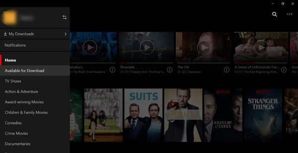 download netflix videos with app