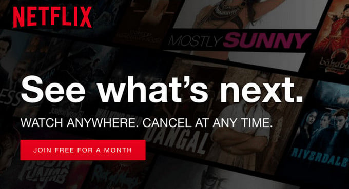 Netflix free trial