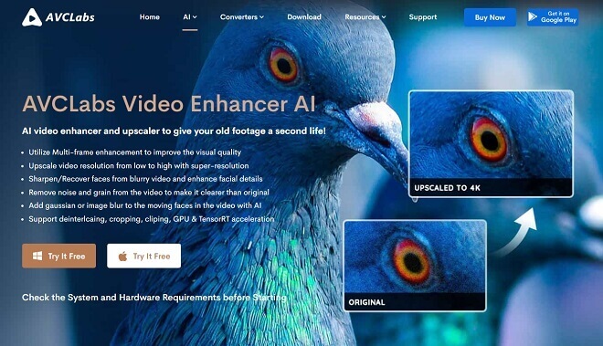 AVCLabs Video Enhancer AI