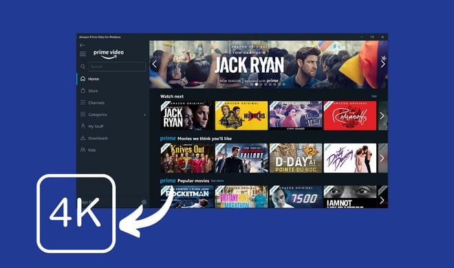 watch amazon video in 4k
