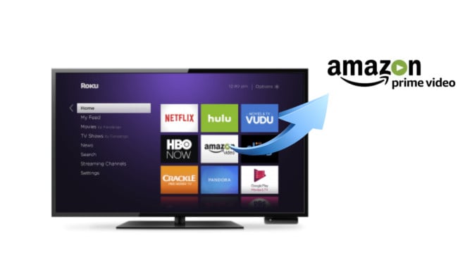 watch amazon video on roku