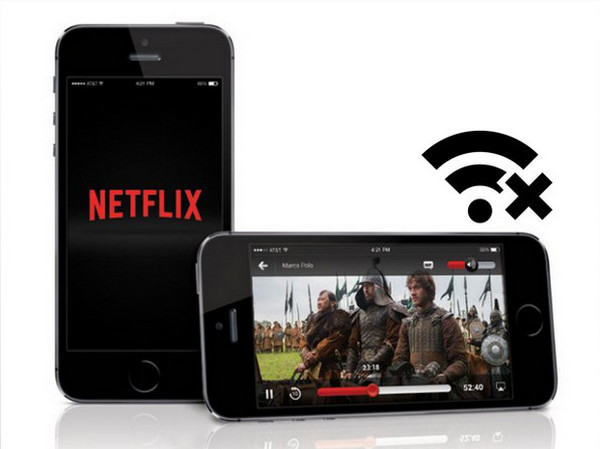 watch netflix offline on iPhone