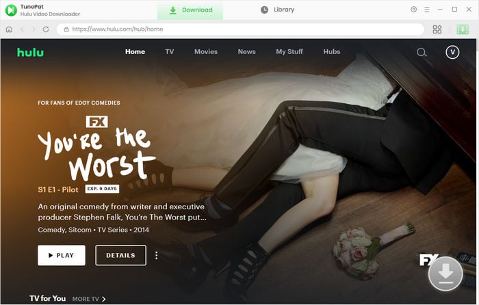 TunePat Hulu Video Downloader screenshot