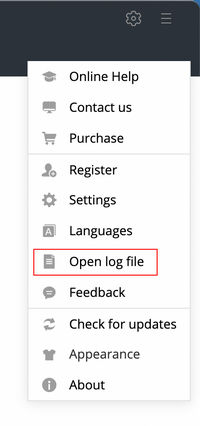 Open log file on TunePat