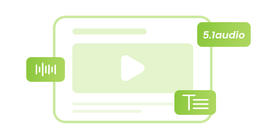 Keep multiple language of audio and subtitles