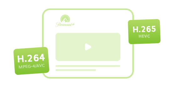 Download H265 or H264 videos