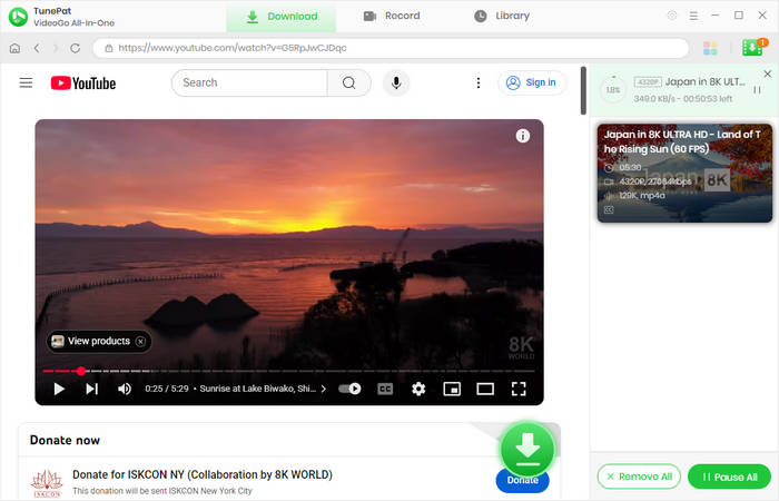 download youtube video for free with tunepat